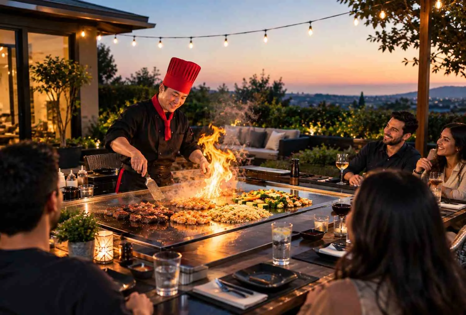 What Happens at a Private Hibachi Catering Event