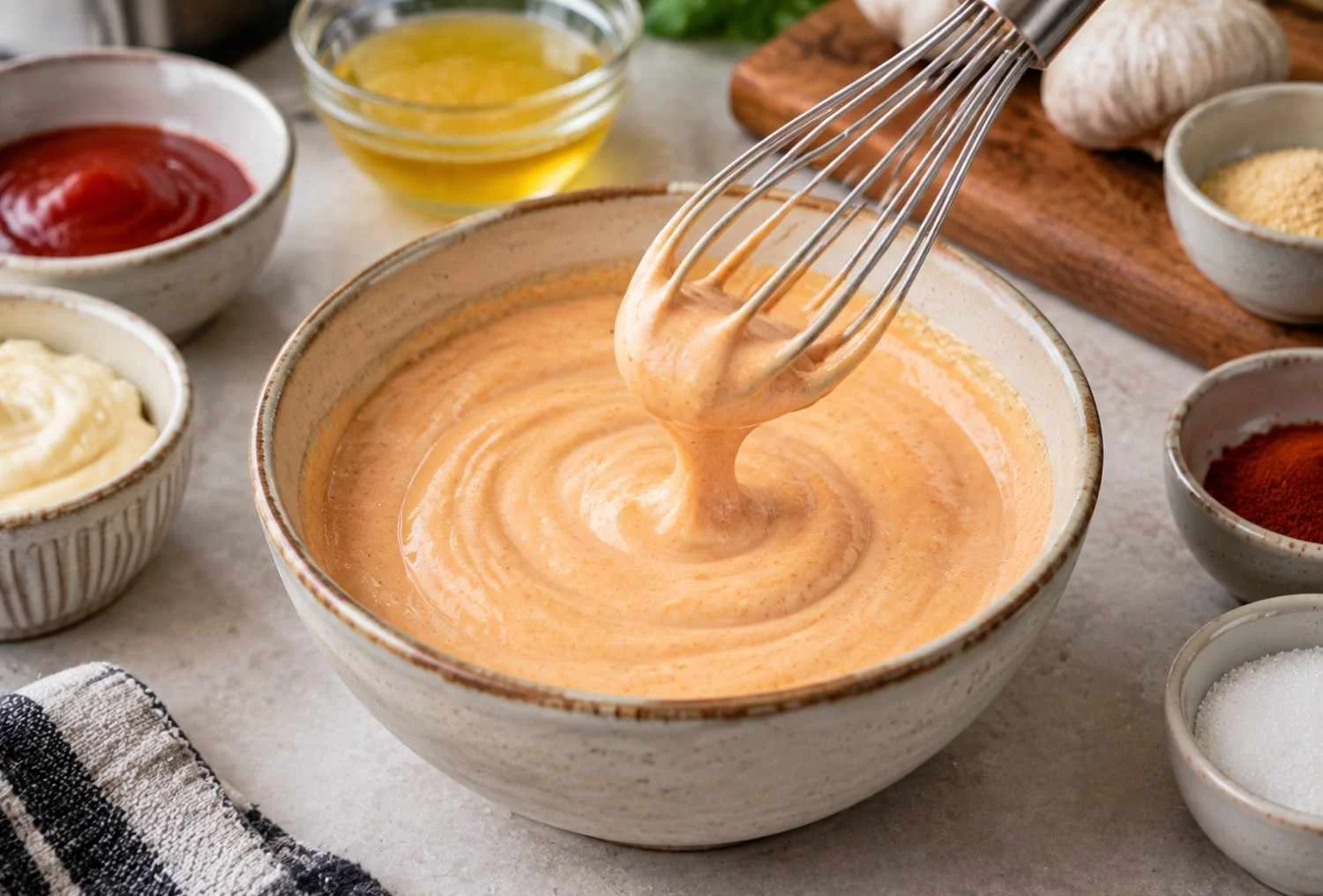 Make the Yum Yum Sauce First